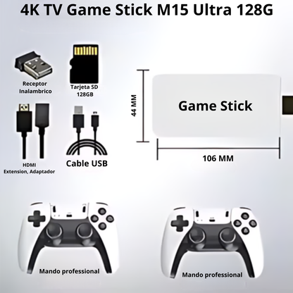 4K TV Game Stick M15 Ultra 128G